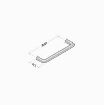 PVD-205 Pull handle in stainless steel PVD treatment 
