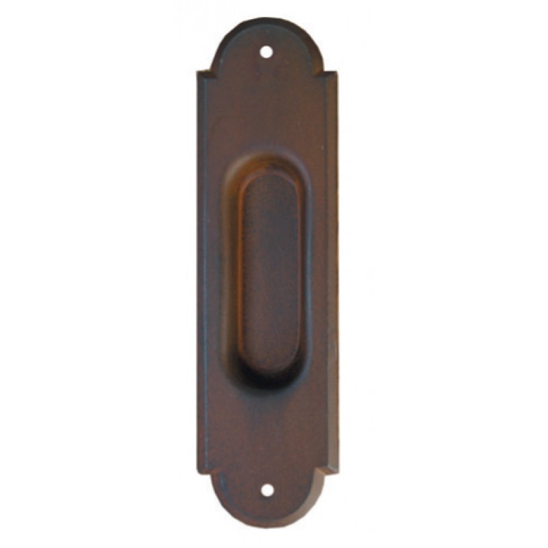 2128 Galbusera Sliding Door Pull Wrought Iron