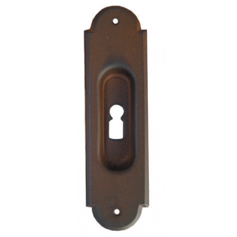 2129 Galbusera Sliding Door Pull Wrought Iron