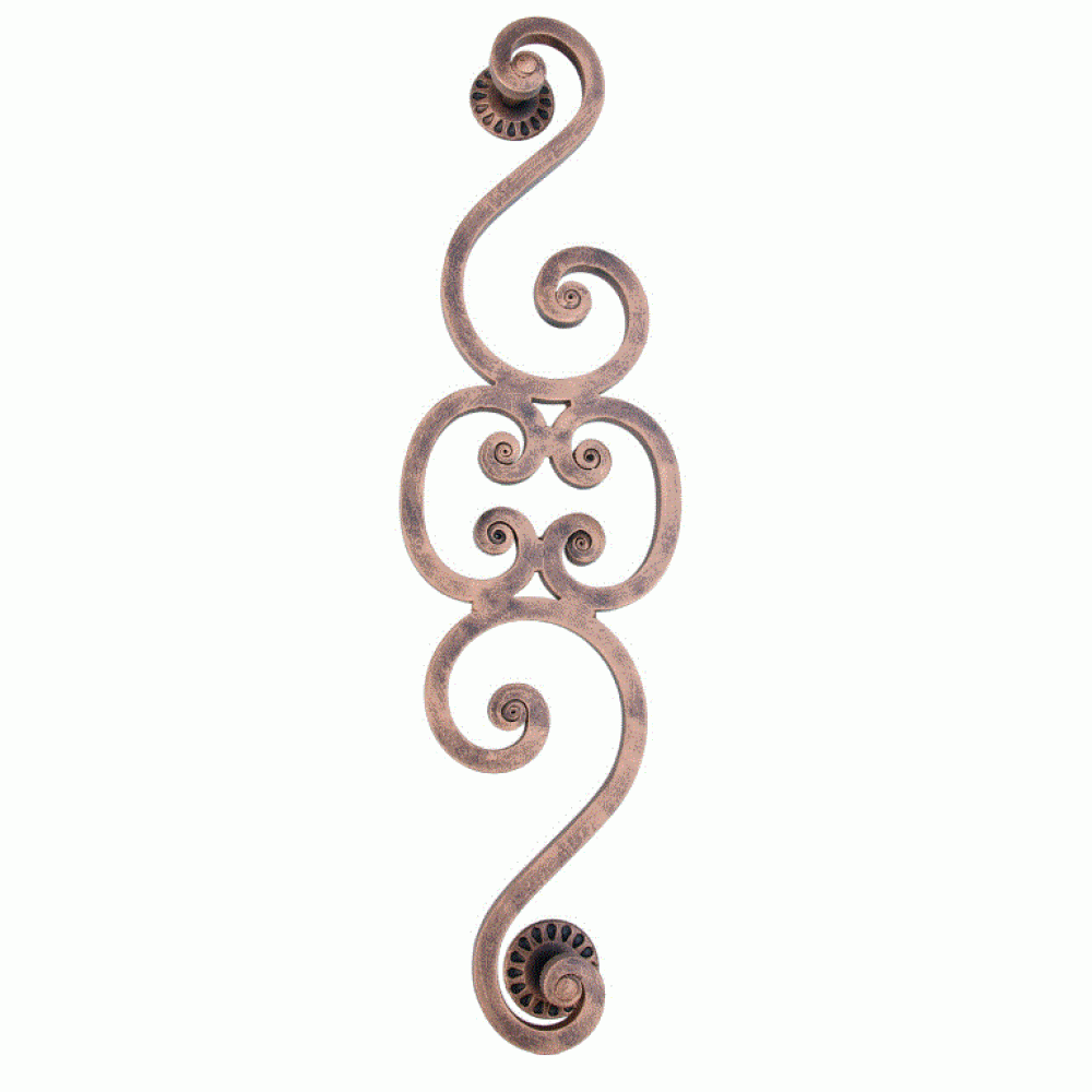 2327 Galbusera Pull Handles Wrought Iron