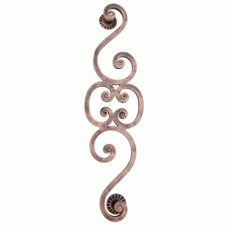 2327 Galbusera Pull Handles Wrought Iron