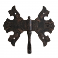 3006 Wrought Iron Double Hinge for Furniture Lorenz Ferart