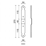 34 CiFALL Adjustable Hinge Aluminium Hardware For Shutters