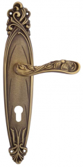 Arte Linea Calì Door Handle on Plate Vintage Style