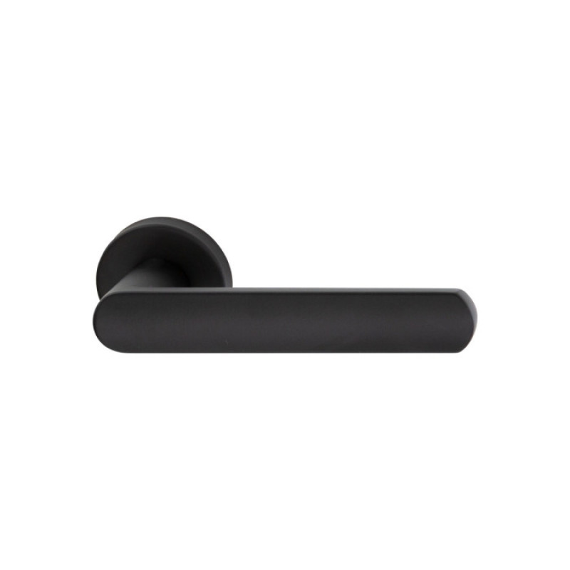 Aura Reguitti Door Handle on Round Rose Made of Zama