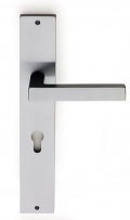 Barletta Brass Door Handle on Plate Fashion Line PFS Pasini