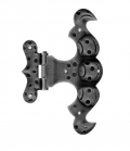 Hinge with Plate 175x80mm for Windows and Doors Galbusera Wrought Iron