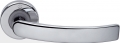 Pair of Ghidini Lever Handles Idea ZCL with Roses and Escutcheons