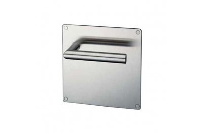 pba 2029/2001 Pair of Handles with Plate in Stainless Steel AISI 316L
