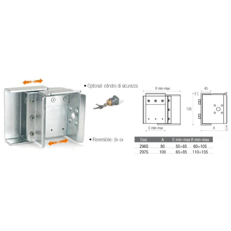 Gate Limit Stop to Be Welded Adjustable and Safety