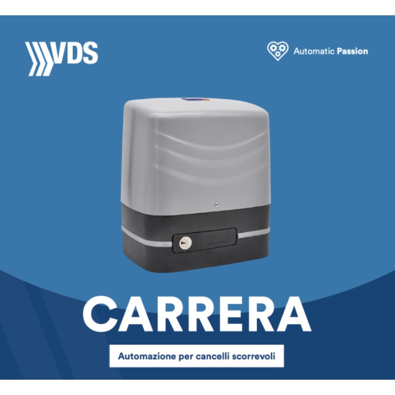 KIT CARRERA VDS Gearmotor for Sliding Gates