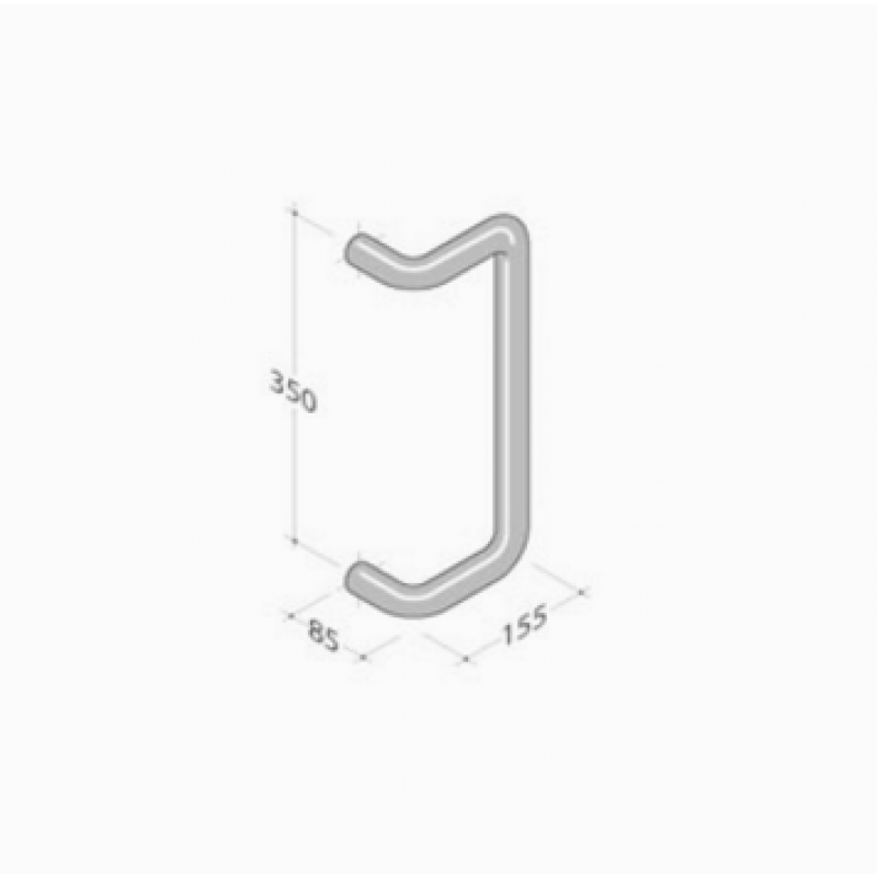 M18D pba Handle Aluminum Extruded