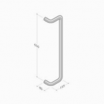 M18D pba Handle Aluminum Extruded