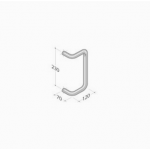 M18D pba Handle Aluminum Extruded