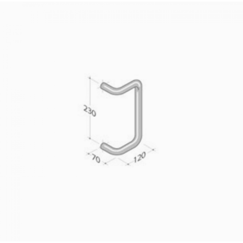 M18D pba Handle Aluminum Extruded