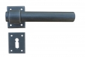 Square Milan Galbusera Door Handle with Rosette and Escutcheon Plate