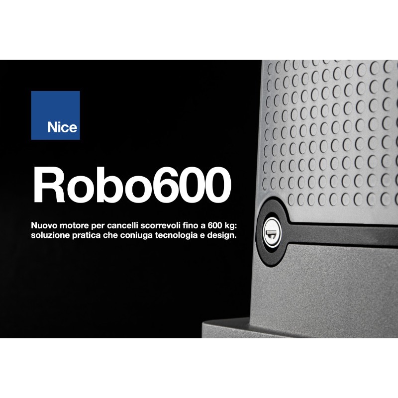 Nice Robo600 Motor for Sliding Gates Up to 600 kg