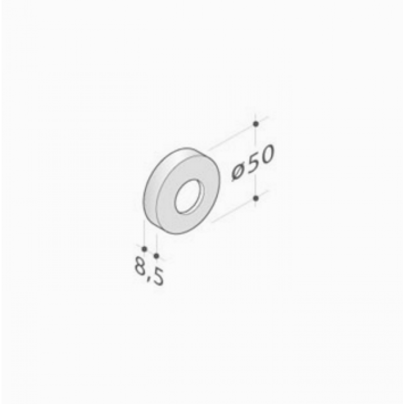 pba 2001.IT.Y Pair of Rectangular Nozzle in Stainless Steel