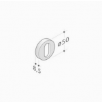 pba 2001.IT.Y Pair of Rectangular Nozzle in Stainless Steel