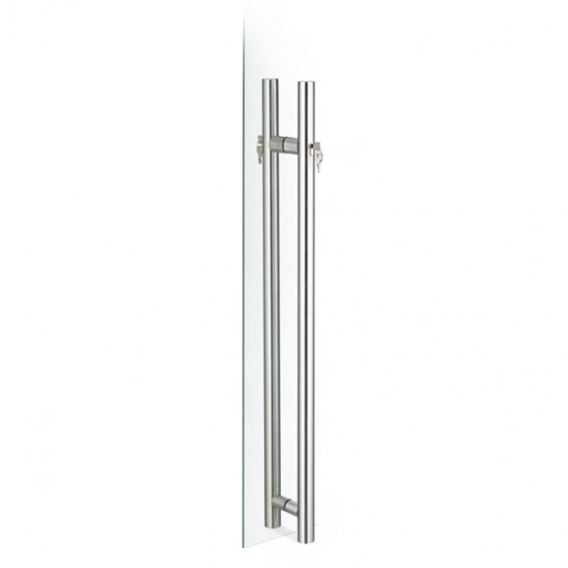 pba KLS.Y01.0000 Pull Handle with Lock in Stainless Steel AISI 316L