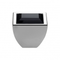 Cabinet Knob Linea Calì Elios Crystal CR with Black Jet Swarowski®