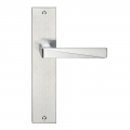 Prisma Frosio Bortolo Italian Door Handle on Plate