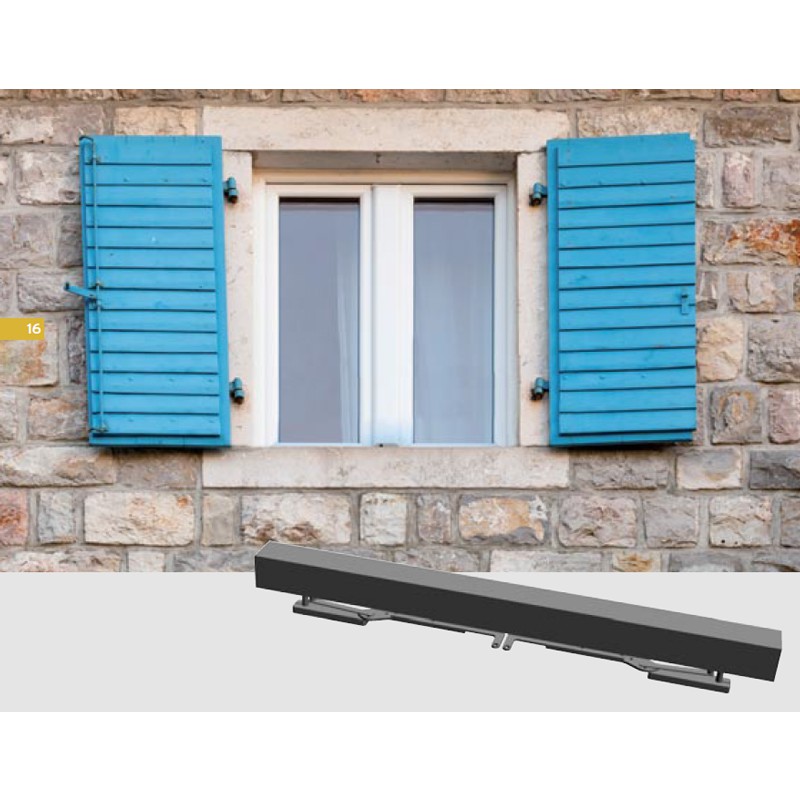 S TEL Single Shutter 230Vac Chiaroscuro Automation for Swing Shutters